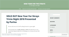 Desktop Screenshot of newyearforstrays.com