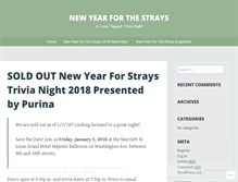 Tablet Screenshot of newyearforstrays.com